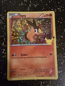 Pokemon Card Tepig McDonalds Promo Holo 13/25 - Image 1