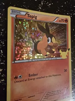 Pokemon Card Tepig McDonalds Promo Holo 13/25 - Image 2