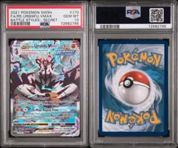 Pokemon TCG Rapid Strike Urshifu VMAX Holo Secret Rare Card 170/163 PSA 10 - Image 1
