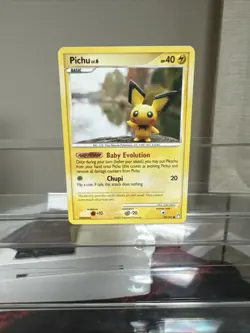 Pichu Yuka Morii Illustrated Clay Pokemon Card - Image 1