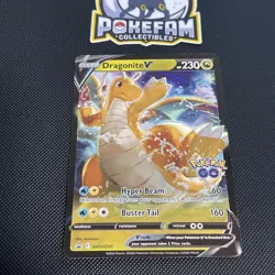 Dragonite V - SWSH235 - Pokemon Sword & Shield Promo Ultra Rare Holo Card NM - Image 1