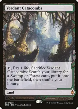 Verdant Catacombs Zendikar Rising Expeditions NM MTG - Image 1
