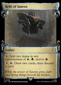 Relic of Sauron - Showcase LTC NM MTG - Image 1