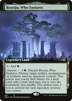 Boseiju, Who Endures (#501) - Extended Art NEO NM MTG - Image 1
