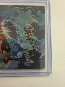 MTG Magic the Gathering Sygg, Wanderwine Wisdom Stamped Art Series ECL #48 - Image 3