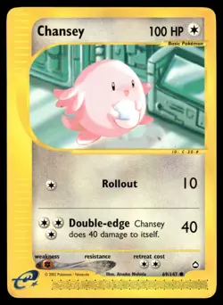 Chansey #69 - Pokemon Aquapolis - LP/NM - Image 1