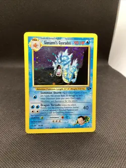 Giovanni's Gyarados 5/132 Gym Challenge Holo Pokemon TCG MP - Image 1