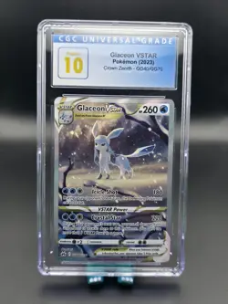 2023 Pokemon SWSH Crown Zenith Glaceon VSTAR #GG40 CGC 10 Pristine - Image 3