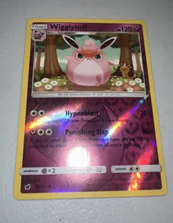 Wigglytuff 72/111 Rev Reverse Holo Crimson Invasion Sun & Moon Pokemon - Image 1