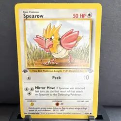 Pokemon TCG Spearow Jungle 62/64 Basic Common 1st Edition - Image 1