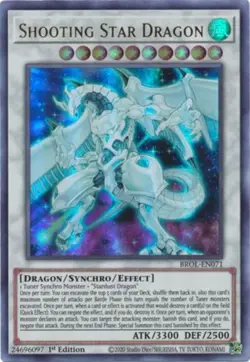 Yugioh! LP Shooting Star Dragon - BROL-EN071 - Ultra Rare - 1st Edition Lightly - Image 1