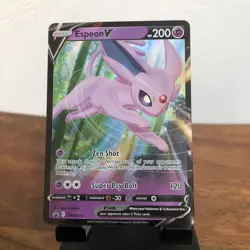 Pokemon Espeon V Black Star Promo | SWSH201 | Sword & Shield Promo 2022 - Image 1