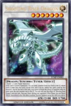 Yugioh! LP Shooting Riser Dragon - JUMP-EN085 - Ultra Rare - Limited Edition Lig - Image 1