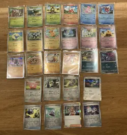 X26 Pokemon Scarlet & Violet Base Set Reverse & Holo Bundle A No Dup’s Pk Fresh - Image 1