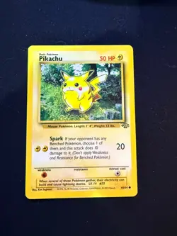 Pokemon TCG Pikachu Jungle 60/64 Regular Unlimited Common Red Cheeks NM - Image 1