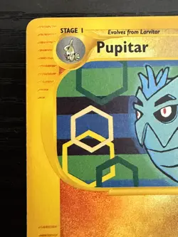 2002 Pokemon TCG Expedition Pupitar Reverse Holo 90/165 NM - Image 3