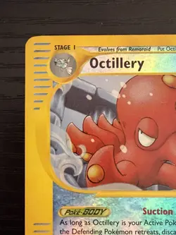 2002 Pokemon TCG Aquapolis Octillery Reverse Holo 26/147 LP/NM - Image 3