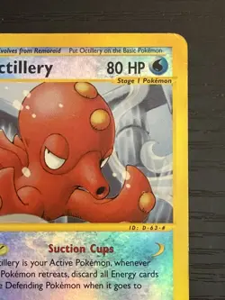 2002 Pokemon TCG Aquapolis Octillery Reverse Holo 26/147 LP/NM - Image 4