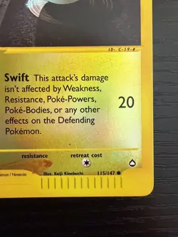 2002 Pokemon TCG Aquapolis Voltorb 115/147 Reverse Holo NM - Image 5