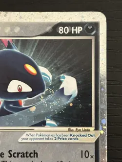 2003 Pokemon TCG Sneasel ex Ruby & Sapphire 103/109 LP w/ swirl - Image 3