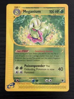 2002 Pokemon TCG Meganium Expedition 54/165 Non-holo Rare LP/NM - Image 1