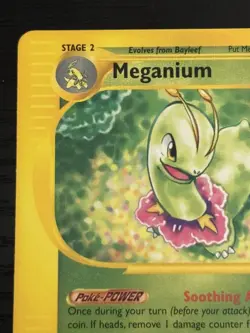 2002 Pokemon TCG Meganium Expedition 54/165 Non-holo Rare LP/NM - Image 3