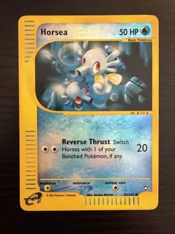 2002 Pokemon TCG Aquapolis Horsea Reverse Holo 84/147 NM - Image 1