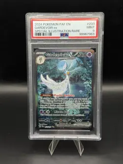 Pokemon Gardevoir EX 2024 Paldean Fates 233/091 SIR, PSA 9 - Image 1