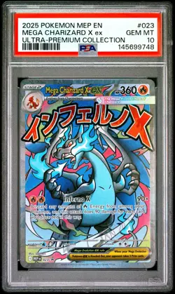 PSA 10 MEGA CHARIZARD X EX 023 BLACK STAR PROMO UPC POKEMON 🔥 - Image 1
