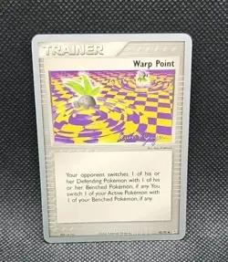 Pokemon TCG Warp Point 85/95 World Championships 2004 Kevin Nguyen Signature NM - Image 1