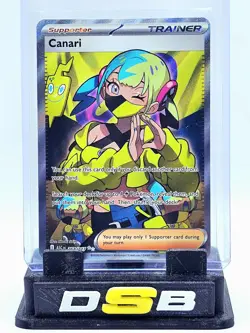 Pokemon TCG Canari 257/217 ASC: Trainer Supporter Full Art Ultra Rare Holo - Image 1