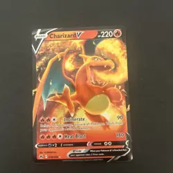 Crown Zenith Charizard V 018/159 Holo V Rare Pokemon NM/M 💎 Free Shipping 🔥 - Image 1
