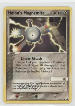 Holon's Magnemite Pokemon EX Delta Species #70 2005 - Image 1