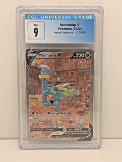 2022 Pokemon Astral Radiance Machamp V Alt Art 172/189 - CGC Mint 9 - Image 1