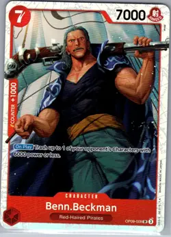 Benn.Beckman OP09-009 SR English Emperors in the New World - One Piece Card - NM - Image 1