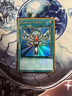 (YcL) Monster Reborn MAGO-EN045 - 1st Edition Premium Gold Rare Yugioh Card VLP - Image 1