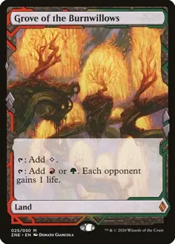 Grove of the Burnwillows Zendikar Rising Expeditions NM MTG - Image 1