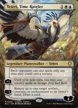 Teferi, Time Raveler - Extended Art BLC NM MTG - Image 1