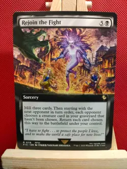 Rejoin the Fight (Extended Art) - Final Fantasy Commander - NM - MTG - Image 1