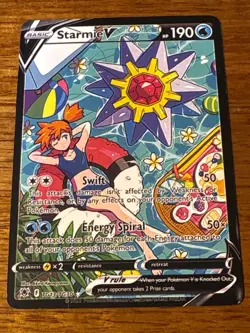 Pokemon TCG Starmie V Sword & Shield Mfg-Astral Radiance Tg13/Tg30 Holo Ultra... - Image 1
