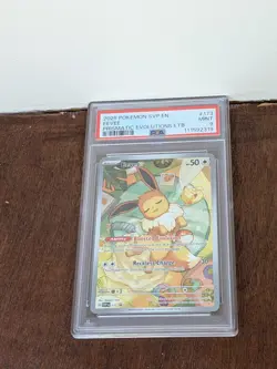 Pokemon Eevee TCG SVP 173 Prismatic Evolutions ETB Promo PSA 9 - Image 1
