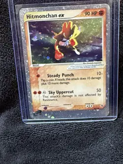 Pokemon TCG Hitmonchan ex EX Ruby & Sapphire Holo Ultra Rare 98/109 2003 - Image 3