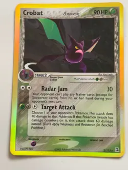 Crobat (Delta) - 2/113 EX Delta Species - Pokemon Holo Foil Rare MP/HP - Image 1