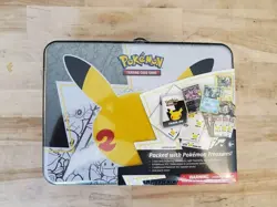 Sealed Pokemon Celebrations Collector Chest 25th Anniversary 8 Packs 3 Promos - Image 1