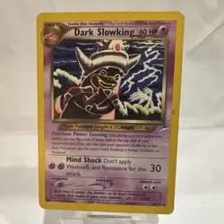 Pokemon Dark Slowking Neo Destiny Rare 20/105 60 HP Stage 1 Regular Nintendo - Image 1