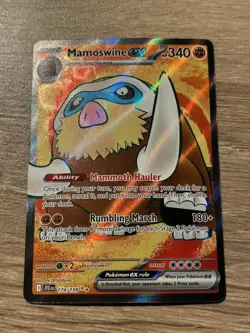 Pokemon Mamoswine ex 174/159 Journey Together Full Art Ultra Rare - NM - Image 1