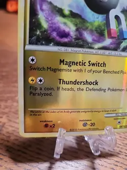 Magnemite 68/102 Triumphant Reverse Holo 2010 Pokemon TCG NM - Image 4