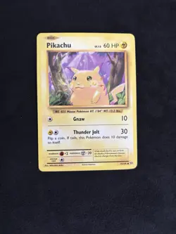 Pikachu - (Cracked Ice Holo) 035/108 Deck Exclusives Holo Pokemon TCG - MP - Image 1