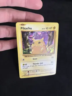 Pikachu - (Cracked Ice Holo) 035/108 Deck Exclusives Holo Pokemon TCG - MP - Image 2