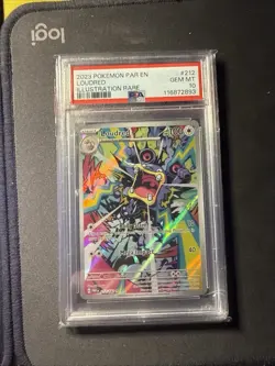 2023 POKEMON PAR EN-PARADOX RIFT ILLUSTRATION RARE #212 LOUDRED PSA 10 - Image 1